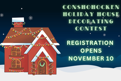 Borough of Conshohocken Holiday House Decorating Contest Registration Opens November 10