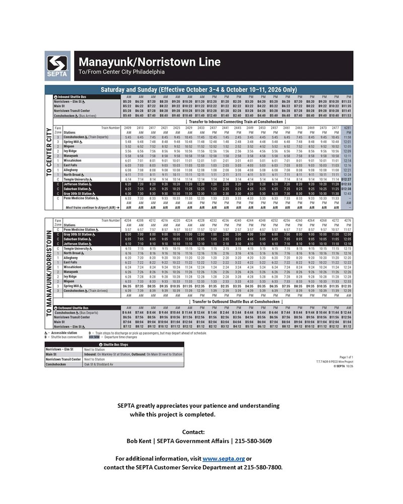 2026 Community Update Norristown Oct Weekends FINAL Page 2
